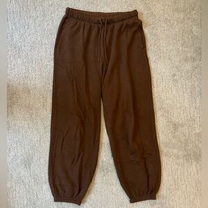 Brown Old Navy  comfy sweatpants with drawstring and adjustable waistband